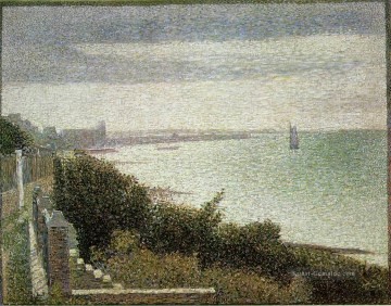 Georges Seurat Werke - der Englisch Kanal bei Grand 1885